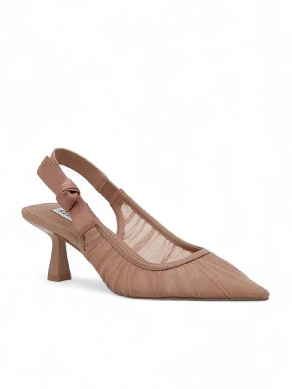 Steve Madden Versali slingback kitten heels in Mocha